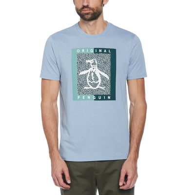 Ditsy Pete Logo Graphic Tee (Faded Denim) 