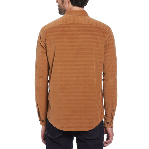 Dobby Corduroy Shirt (Tiger'S Eye) 