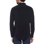 Dobby Corduroy Shirt (Dark Sapphire) 