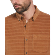 Dobby Corduroy Shirt (Tiger'S Eye) 