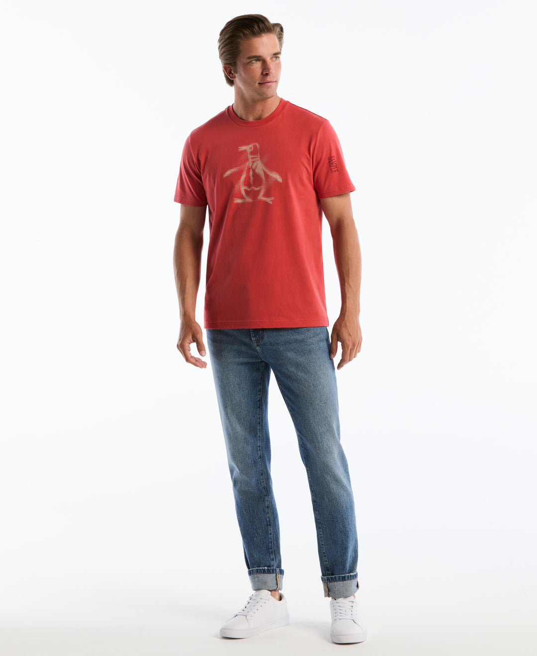 Dot Pete Graphic Tee-Tees-Original Penguin
