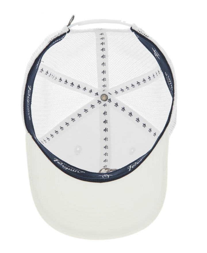 Double Layer Pete Trucker Cap (Bright White) 