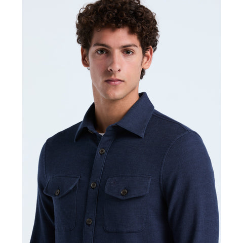 Double Weave Shirt (Dark Sapphire) 