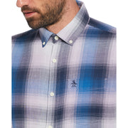 Double Weave Plaid Pattern Shirt (Lavendula) 