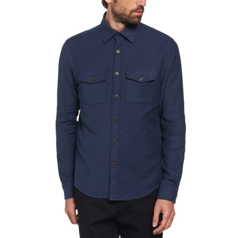 Double Weave Shirt (Dress Blues) 