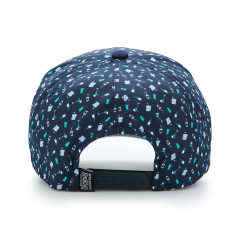 Drinks Printed Camper Hat (Black Iris) 