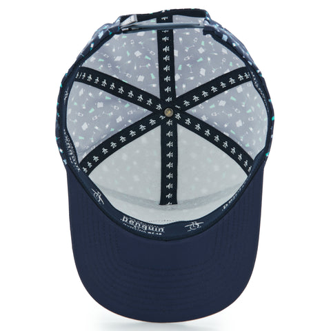 Drinks Printed Camper Hat (Black Iris) 