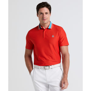 Earl Golf Polo-Golf Polos-Red Clay-S-Original Penguin