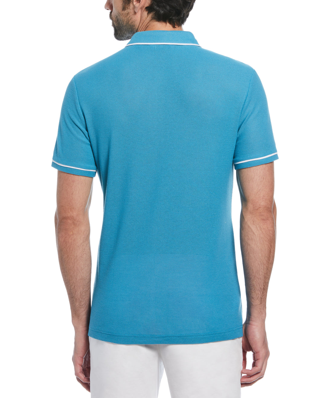 Earl Mesh Cotton Polo Shirt (Blue Moon) 