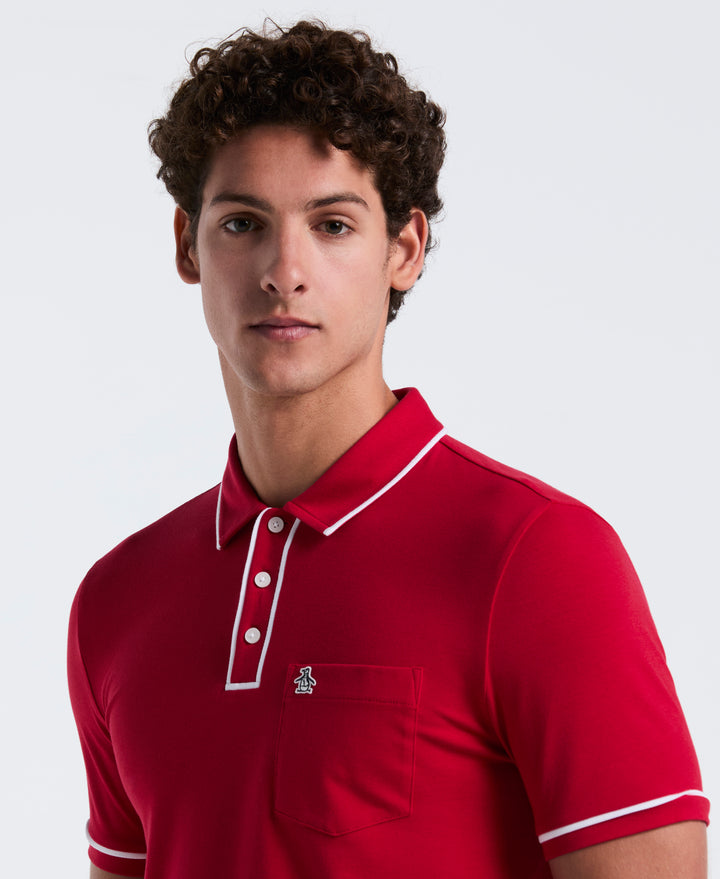 Earl™ Pique Polo (Red) 