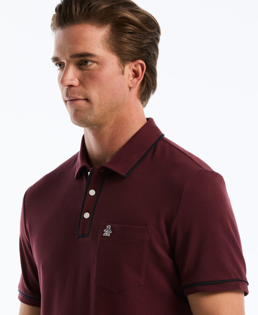 Earl Pique Short Sleeve Polo Shirt (Port Royale) 