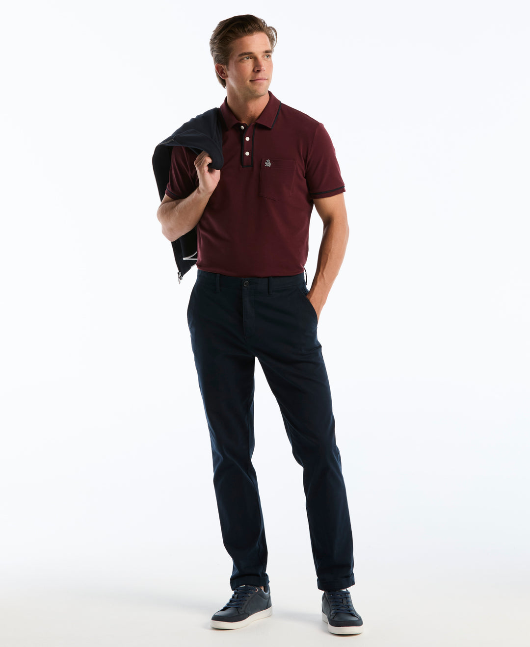 Earl Pique Short Sleeve Polo Shirt (Port Royale) 
