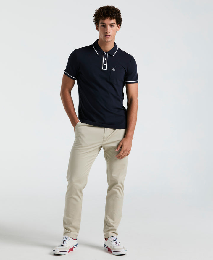Earl™ Pique Polo (Dark Sapphire) 