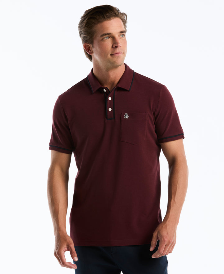 Earl Pique Short Sleeve Polo Shirt (Port Royale) 