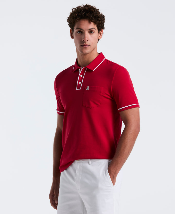 Earl™ Pique Polo (Red) 