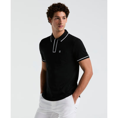 Earl Pique Polo (True Black) 