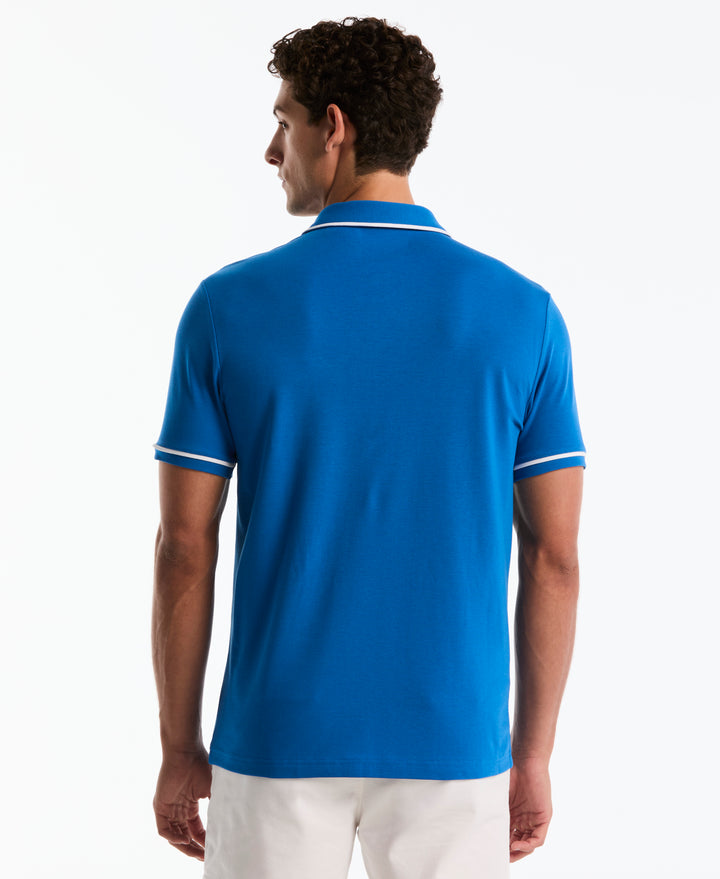 Earl Pique Short Sleeve Polo Shirt (Daphne) 
