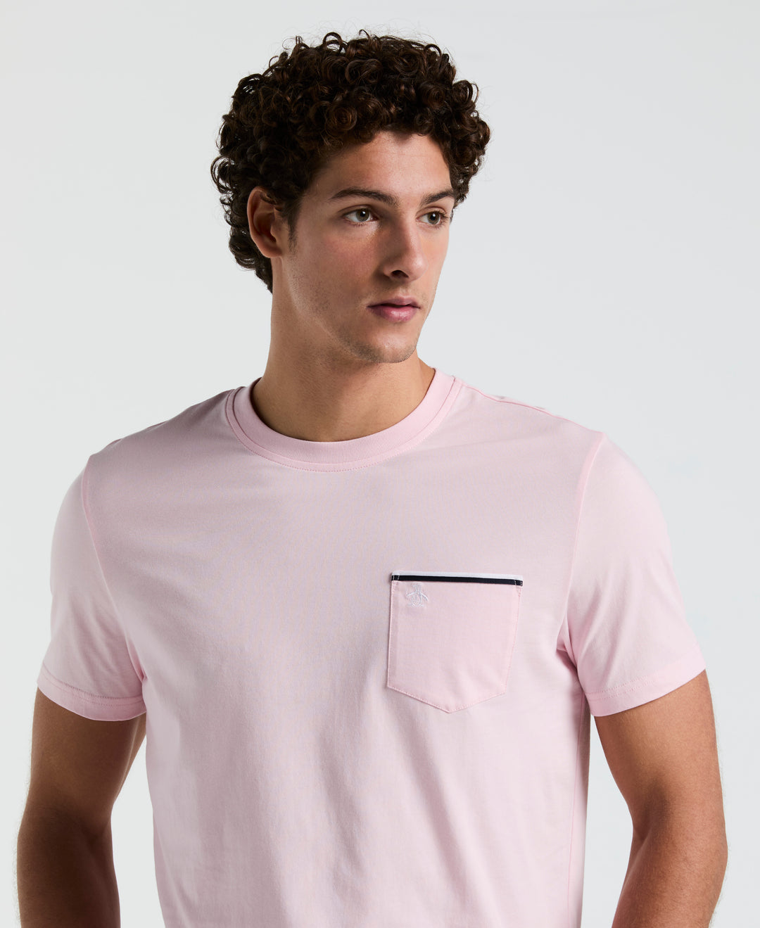 Earl™ Tipped Pocket Tee (Parfait Pink) 
