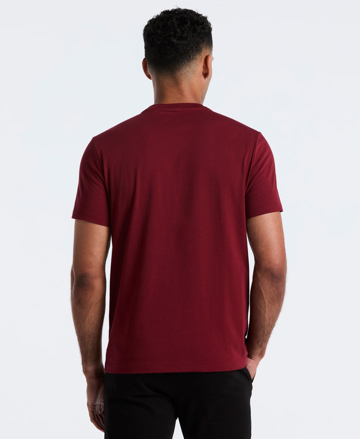 Jersey Earl Tape Tipped Pocket Tee (Cabernet) 