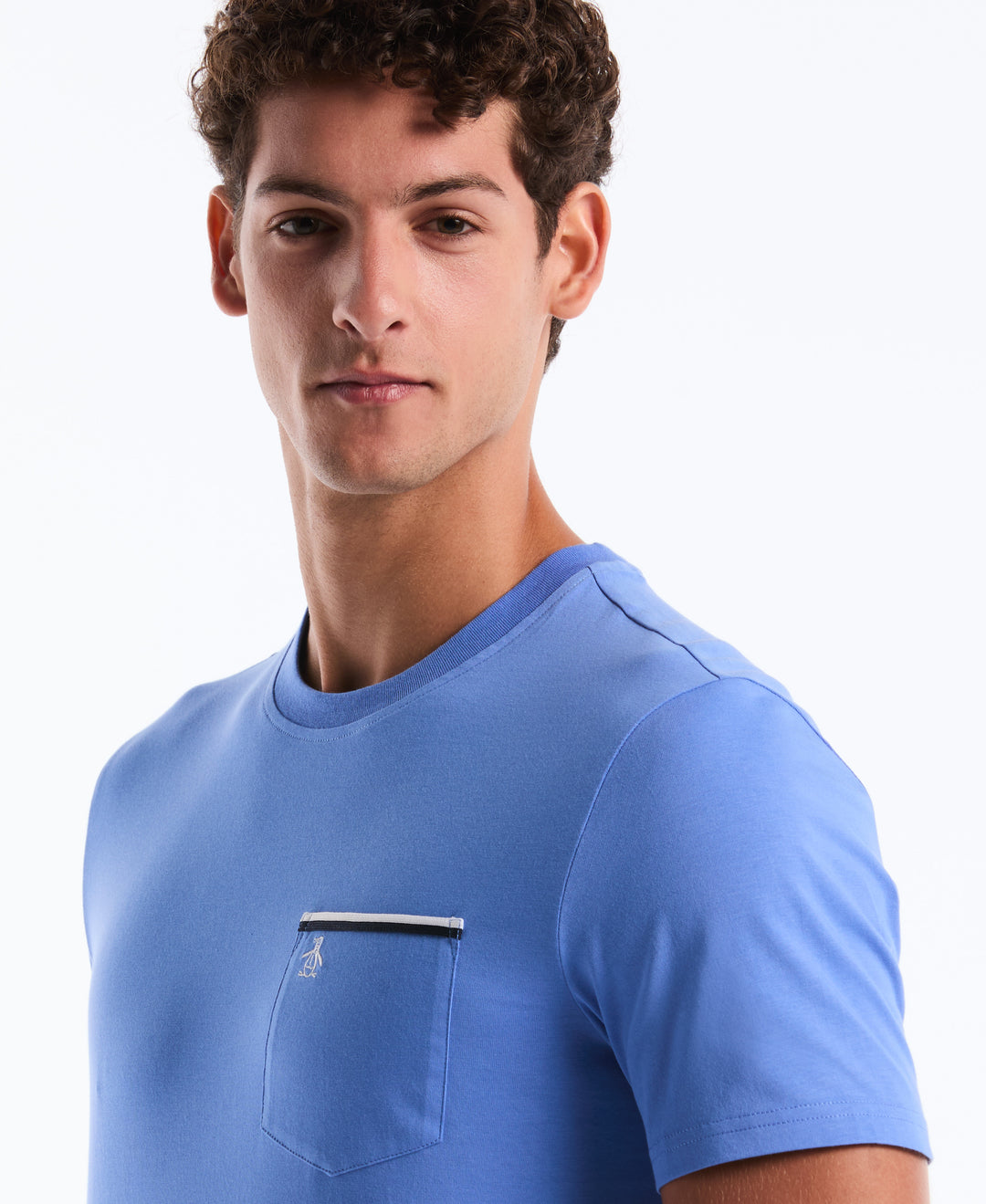 Jersey Earl Tape Tipped Pocket Tee (Ultramarine) 