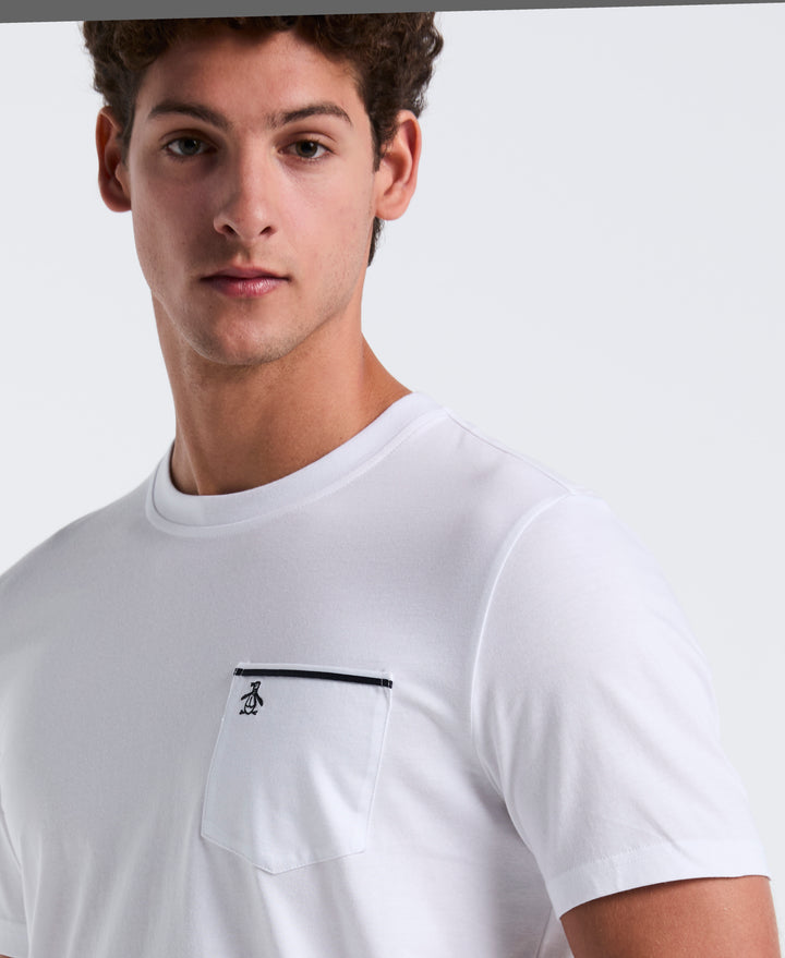 Jersey Earl Tape Tipped Tee (Bright White) 