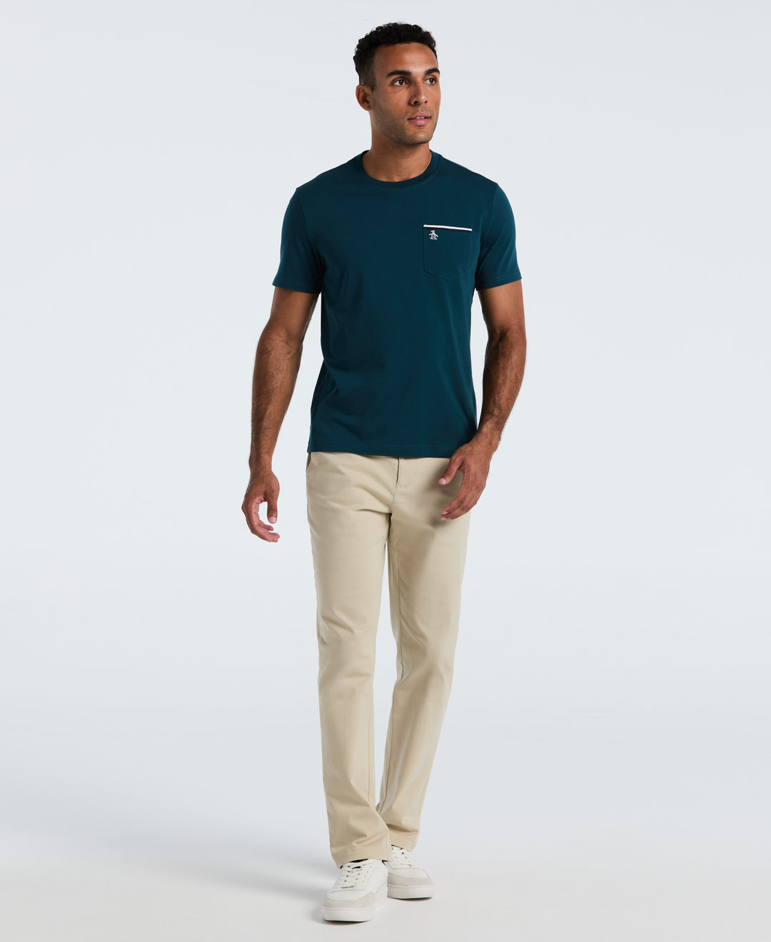 Jersey Earl Tape Tipped Pocket Tee (Reflecting Pond) 