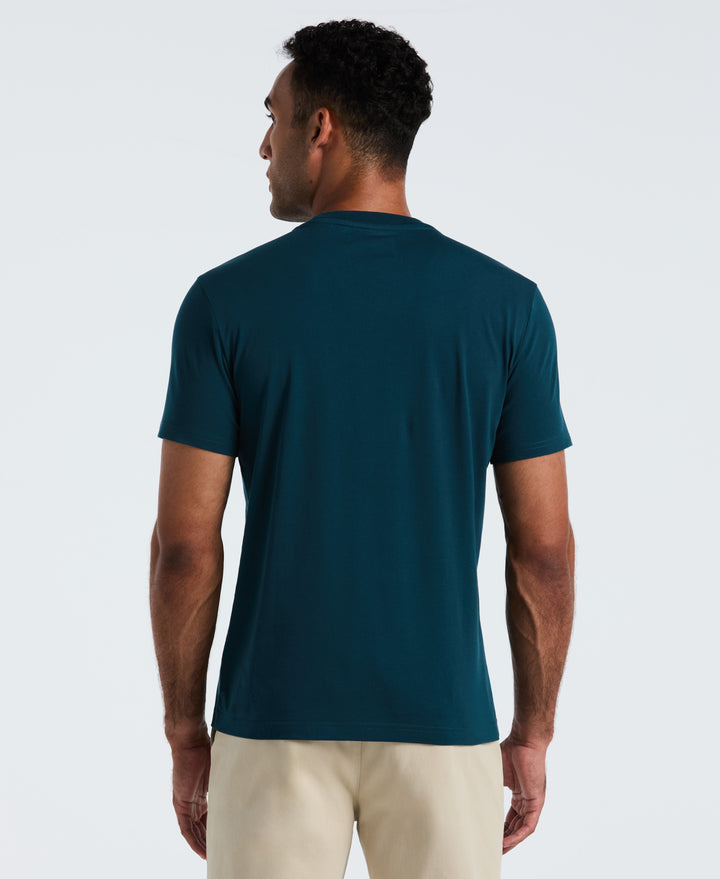 Jersey Earl Tape Tipped Pocket Tee (Reflecting Pond) 