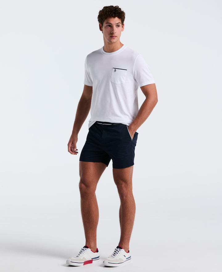 Jersey Earl Tape Tipped Tee (Bright White) 