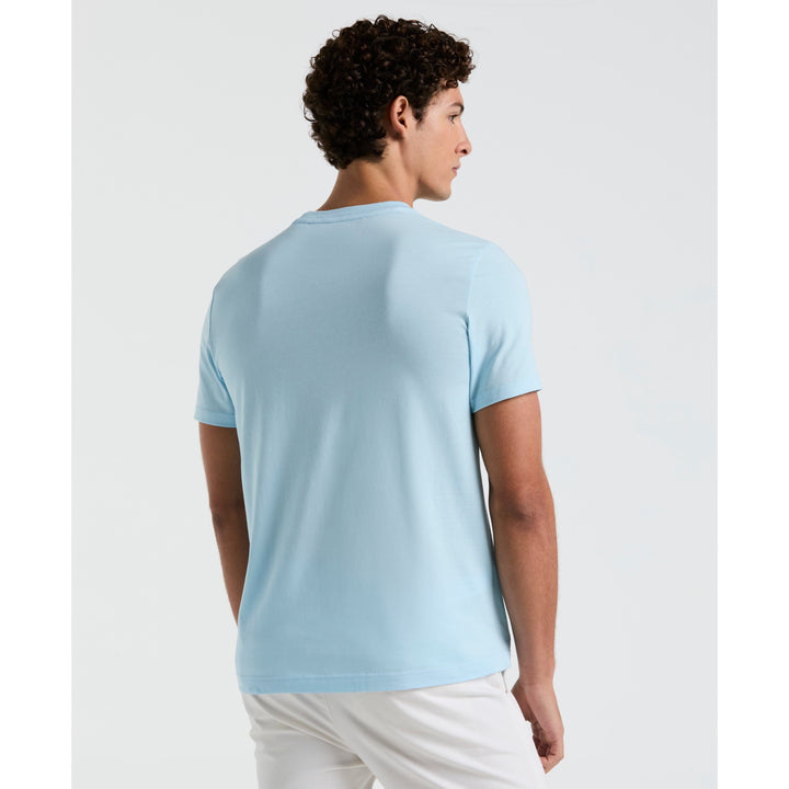 Jersey Earl Tape Tipped Pocket Tee (Crystal Blue) 