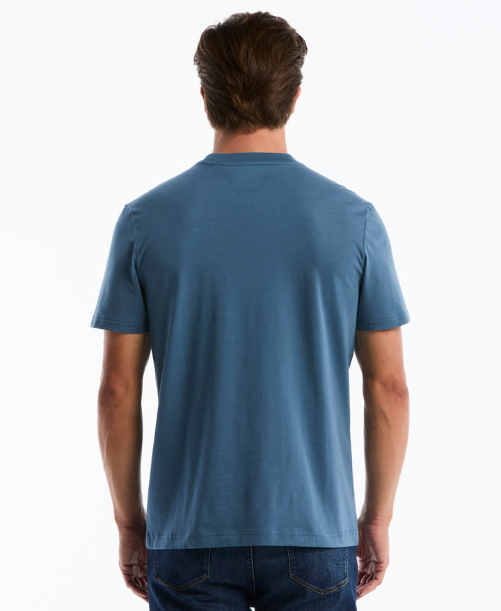 Jersey Earl Tape Tipped Pocket Tee (Copen Blue) 