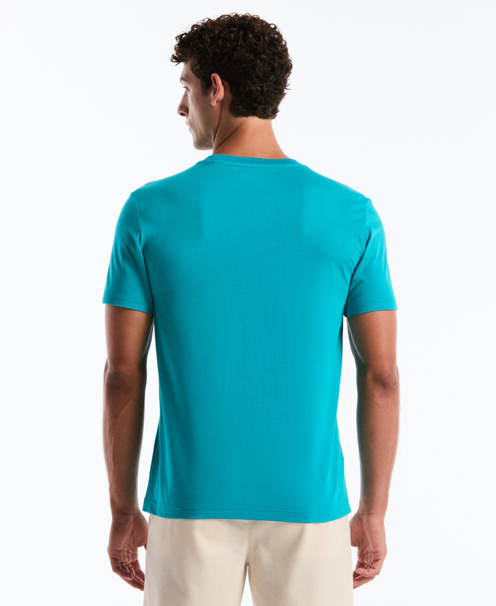Jersey Earl Tape Tipped Pocket Tee (Lake Blue) 