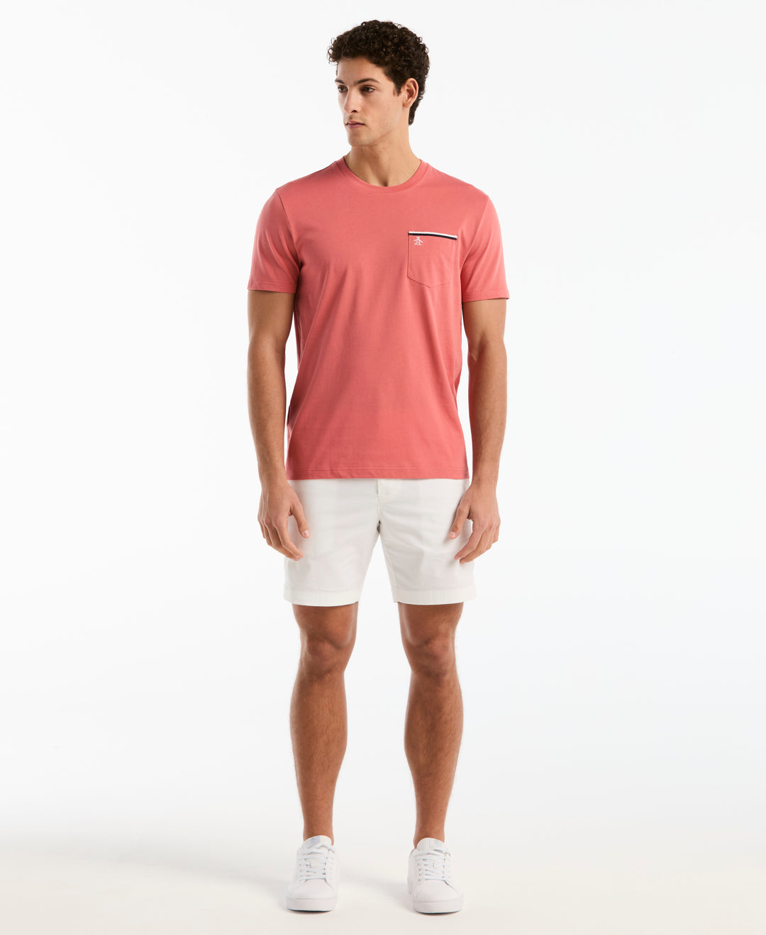 Earl™ Tipped Pocket Tee (Faded Rose) 