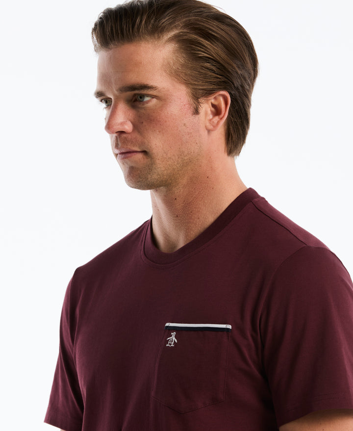 Jersey Earl Tape Tipped Pocket Tee (Port Royale) 