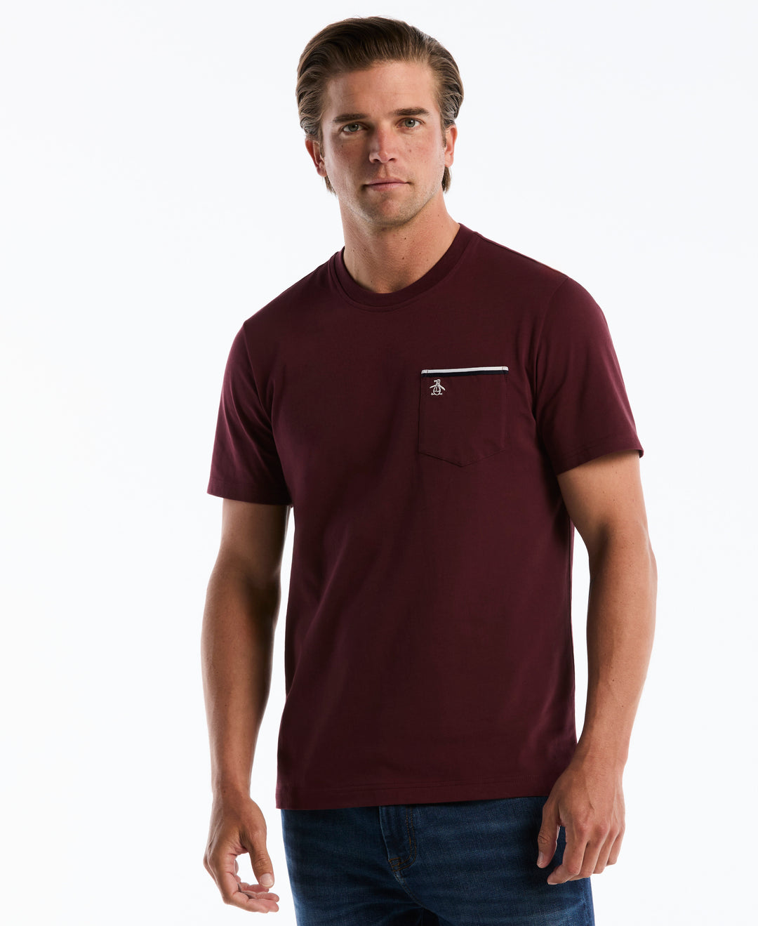 Jersey Earl Tape Tipped Pocket Tee (Port Royale) 