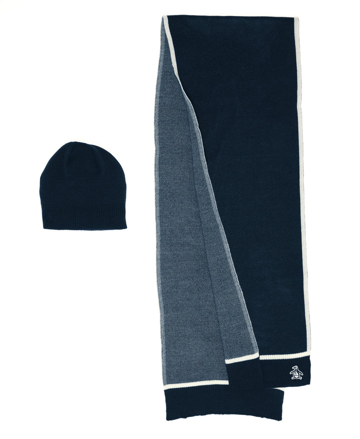Earl's Beanie And Scarf Set-Scarves-Original Penguin