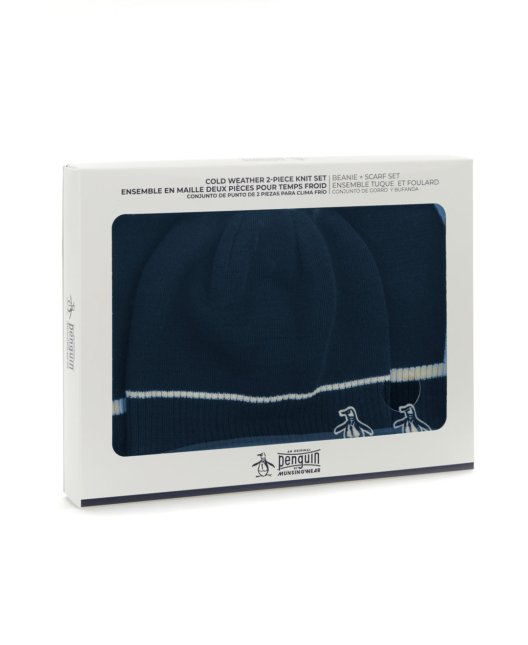 Earl's Beanie And Scarf Set-Scarves-Original Penguin