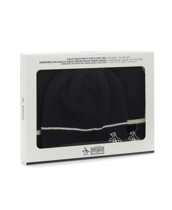Earl Beanie and Scarf Set (Dark Sapphire) 