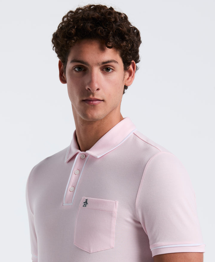 Earl™ Pique Polo (Parfait Pink) 