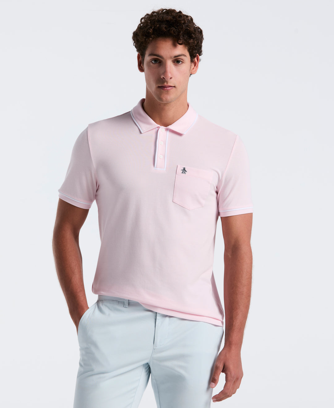 Earl™ Pique Polo (Parfait Pink) 
