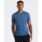 Jersey Earl Tape Tipped Pocket Tee (Copen Blue) 