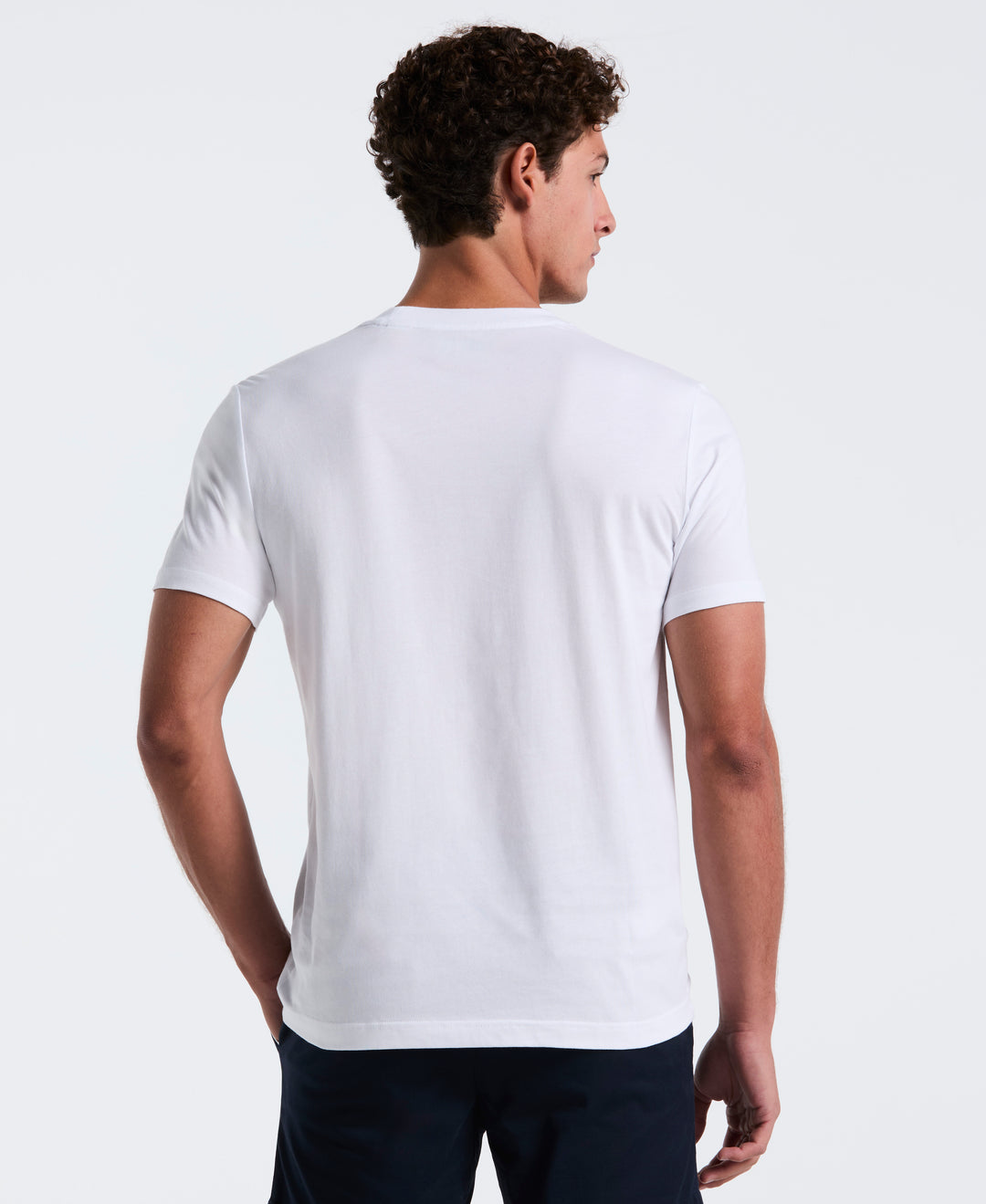 Jersey Earl Tape Tipped Tee (Bright White) 