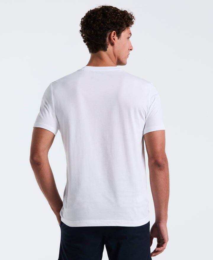 Jersey Earl Tape Tipped Tee (Bright White) 