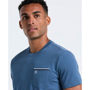 Jersey Earl Tape Tipped Pocket Tee (Copen Blue) 