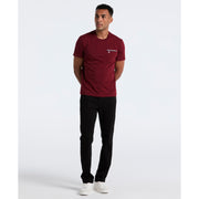 Jersey Earl Tape Tipped Pocket Tee (Cabernet) 