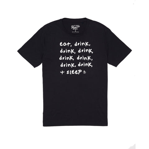 Eat Drink Sleep Tee (Dark Sapphire) 