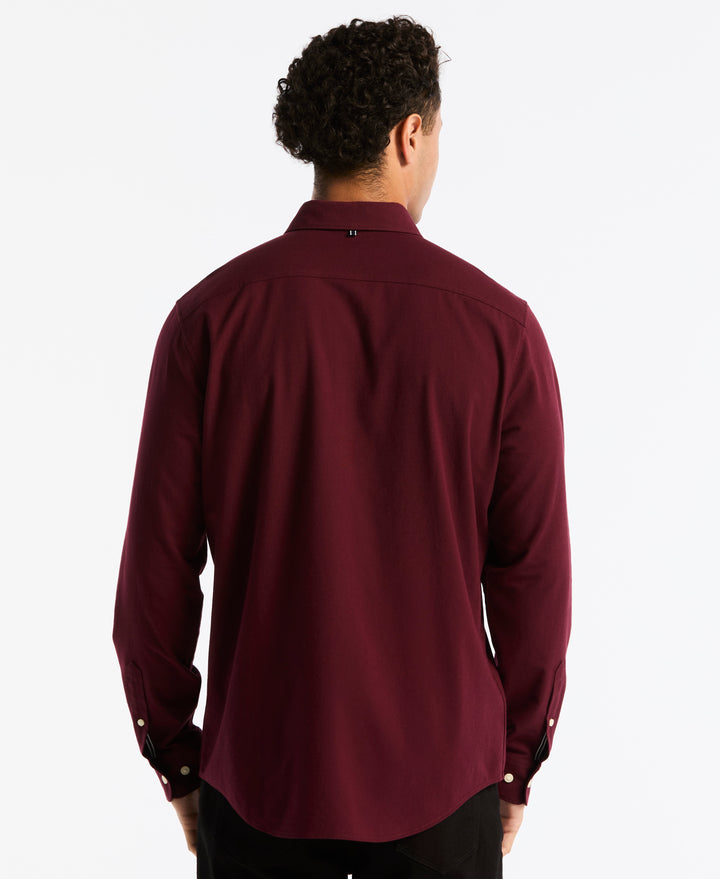 EcoVero Oxford Stretch Long Sleeve Shirt (Port Royale) 