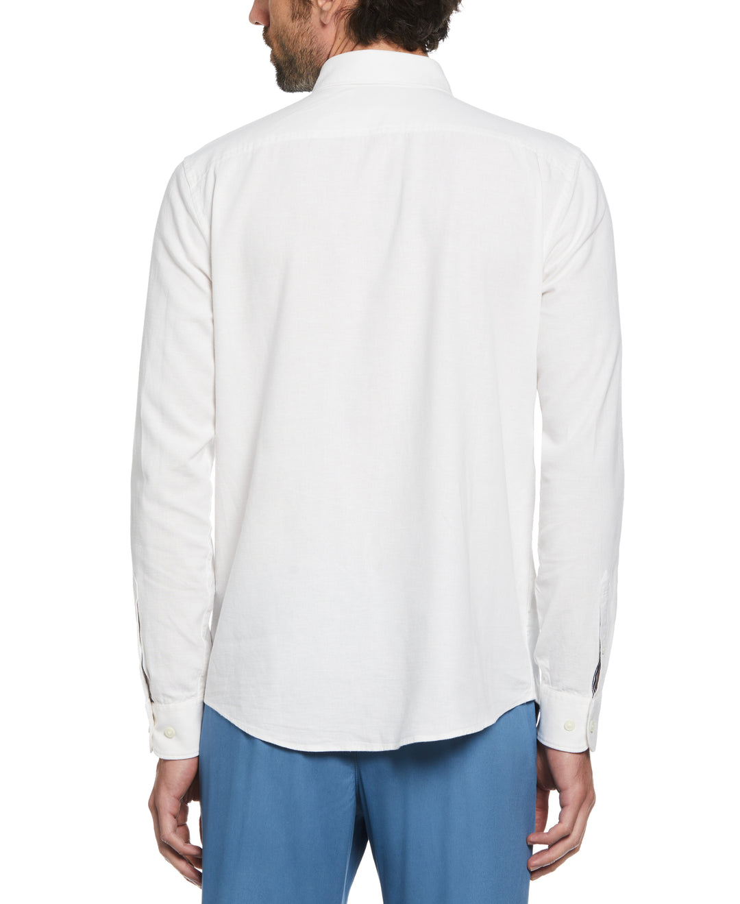 Linen EcoVero™ Blend Shirt (Bright White) 