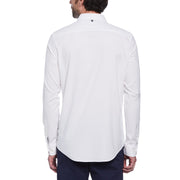 EcoVero Oxford Stretch Long Sleeve Shirt (Bright White) 