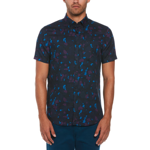 Camo Pete Printed Shirt (Dress Blues) 