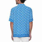 Geometric Print Shirt (Skydiver) 